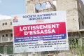 Une plaque indiquant la présence de la SNI sur la zone querellée à Essassa. © Gabonreview/Capture d’écran