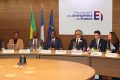 La rencontre avec le MEDEF a offert au ministre de l’Économie et des Participations, l'occasion de présenter la nouvelle politique économique et d'investissement du Gabon. © D.R.