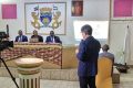 Le représentant résidant de la Jica au Gabon, Shinji Umemoto lors des travaux de restitution du rapport d’étude du projet de transformation du CSNA en hôpital d’arrondissement, le 14 mars 2024. © GabonReview