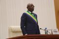 Le président de l’Assemblée nationale de la Transition, Jean François Ndongou. © Communication Assemblée nationale