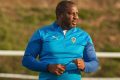 Thierry Mouyouma, coach des Panthères du Gabon, confiant avant le match contre la Côte d'Ivoire en juin 2024. © Fegafoot