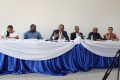 2L’Administrateur directeur général (ADG), Léod Paul Batolo et le Comité de direction de la Comilog. © GabonReview