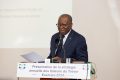 Le ministre des Comptes publics, Charles Mba, lançant officiellement, la campagne de promotion des valeurs du trésor pour l'exercice 2024. © Min Comptes publics