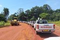 Le gouvernement s’imprègne de l’avancement de la route Moanda-Bakoumba. © Min. des Mines