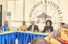 Quelques membres du Bureau du Dialogue national qui a la responsabilité de coordonner les travaux afin de produire des textes correspondants aux attentes des Gabonais. © D.R.