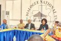 Quelques membres du Bureau du Dialogue national qui a la responsabilité de coordonner les travaux afin de produire des textes correspondants aux attentes des Gabonais. © D.R.