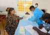 300Séance de dépistage du paludisme. © GabonReview