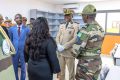 Le général Brice Clotaire Oligui Nguema visitant l’École du Prytanée militaire de Libreville, le 24 avril 2023. © Com. présidentielle