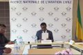 Moment du conseil d'administration extraordinaire présidé par Marcel Robert Ntchoreret. © Gabon24 (Capture d'écran)