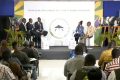 Instantané de la conférence avec la commission Économie. © Gabonreview