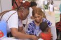 Les populations ont notamment bénéficié des consultations gratuites auprès d'un psychologue, drd dépistaged du VIH/Sida et de la tuberculose. © GabonReview