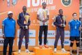 Le trio kényan ayant brillé mené par Peter Mwaniki ayant brillé au 10 km de Pog. © GabonReview