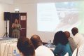 Ida Navratilova Oye Obame (debout), le 28 juin 2024 à Libreville. © GabonReview