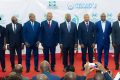 Le Premier ministre, Raymond Ndong Sima et les membres du gouvernement à l’ouverture des travaux du Cames, le 15 juillet 2024. © GabonReview