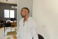 Farel Doukaga lors de son interrogatoire à la DGR. © GabonReview
