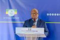 Le Pr Hervé Ndoume Essingone s’exprimant le 6 juillet 2024. © D.R.