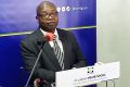 Le ministre de l’Habitat, de l’Urbanisme et du Cadastre, Ludovic Megne Ndong face à la presse, le 22 juillet 2024. © GabonReview