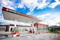 Pour la construction de ses 18 stations-service à travers le pays, Gab’Oil bénéficie du coup de pouce d’une entreprise de BTP gabonaise, LRC, qui a accepté de prendre le risque. © D.R.