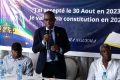 Le député de la Transition, Sosthène Nguema Nguema, s’est adressé aux ressortissants du Woleu-Ntem lors d’une rencontre tenue le 20 octobre 2024 à Libreville. © GabonReview