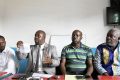 Les responsables des auto-écoles s’exprimant, le 15 janvier 2025 à Libreville. © GabonReview