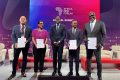 Gabon Power Company, Wärtsilä Development & Financial Services Oy et Melec PowerGen ont signé ce 13 mai à Abidjan un pacte d’actionnaires scellant leur engagement dans le développement de la centrale thermique à gaz d’Owendo, d’une capacité de 125 mégawatts. © GabonReview