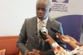 Le ministre de l’Intérieur et de la Sécurité, Hermann Immongault, face à la presse, le 21 mai 2025. © Gabonreview