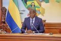 Brice Clotaire Oligui Nguema présidant le Conseil des ministres du 8 mai 2025. © Com présidentielle