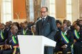 Guy Rossatanga-Rignault lors de son discours, le 28 mai 2025, au palais présidentiel à Libreville. © Communication présidentielle