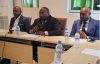 Alain Charles Rotimbo (milieu) ouvrant les travaux, le 21 mai 2025. © GabonReview