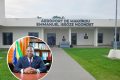 «La sage décision de baptiser l’aéroport de Makokou de son nom, cinq ans après qu’il nous a quittés à jamais pour l’autre rive, a le grand mérite de tirer, pour les générations actuelles et futures, un double trait d’union entre sens de l’Etat et leadership vertueux […]», dixit Flavien Enongoué. © D.R.