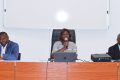 Adèle Sabine Ilama Mombot Nguimbi clôturant les travaux de la plénière, le 25 juin 2025. © GabonReview