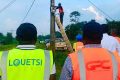 Mise en service de la ligne électrique Lebamba-Makongonio, le 31 mai 2025. © GPC