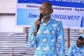 Franck Rebela s’exprimant, le 28 juin 2025; à Port-Gentil. © GabonReview