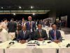 Le ministre d’État Henri-Claude Oyima conduit la délégation gabonaise à FFD4, qui se tient à Séville du 30 juin au 3 juillet 2025. © D.R.