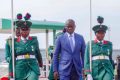 À son arrivée à Abuja, le 26 juin 2025. © Communication présidentielle