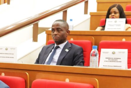 Le ministre du Pétrole et du Gaz, Sosthène Nguema Nguema. © D.R.