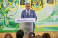 Le Conseiller spécial, porte-parole de la présidence de la République, Théophane Nzame-Nze Biyoghe, le 12 juin 2025, à Libreville. © D.R.