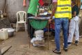 Un agent de l'Agasa sur le terrain, en juin 2025, à Libreville. © D.R.
