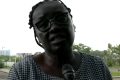 La présidente d'Ascorim réagissant au micro de gabon 1ère après la polémique créée par son passage à Ntoum et Kango. © GabonReview/Capture d’écran