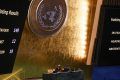 Durant le vote sur un cessez-le-feu immédiat à Gaza, à l’Assemblée générale des Nations unies, à New-York, le 12 juin 2025.
© Kylie Cooper/Reuters