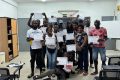 À l’issue de cette session, 11 jeunes ont reçu leur attestation de participation dans le module « Élaboration de budget personnel et professionnel ». © D.R.