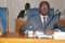 Pacôme Rufin Ondzounga porte la proposition de loi visant la promotion et le développement de la filière de l'énergie solaire au Gabon. © D.R.