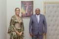 Séraphin Akuré-Davain et Marie-Reine Chirezi Fabry posant le 27 juin 2025. © D.R.