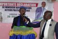Raphaël Edzang s’exprimant, le 26 juillet 2025, à Libreville. © GabonReview