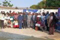 Photo de famille avec le ministre du Travail, du Plein emploi et du Dialogue social, Patrick Barbera Isaac. © GabonReview