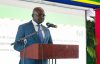 Le Pr Adrien Mougougou ouvrant les travaux, le 14 juillet 2025. © GabonReview