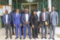 La délégation de l’Arcep dans le Woleu-Ntem, le 24 juin 2025 à Oyem. © D.R.