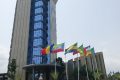 Siège nationale de le BEAC à Libreville où les journalistes ont assisté à la JEF en présence du directeur national, Rodrique Bissiélo. © Gabonreview