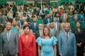 Les membres du gouvernement lors du lancement de l’offensive économique dans le secteur halieutique, le 14 juillet 2025. © D.R.