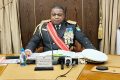 Le vice-Amiral d’escadre Yves Kéba Malékou ouvrant les travaux du Conseil des Ordres nationaux, le 11 juillet 2025. © GabonReview